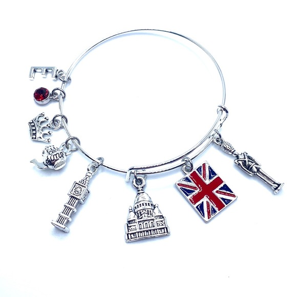 England Bracelet Great Britain UK British May Be Personalized - Picture 6 of 7